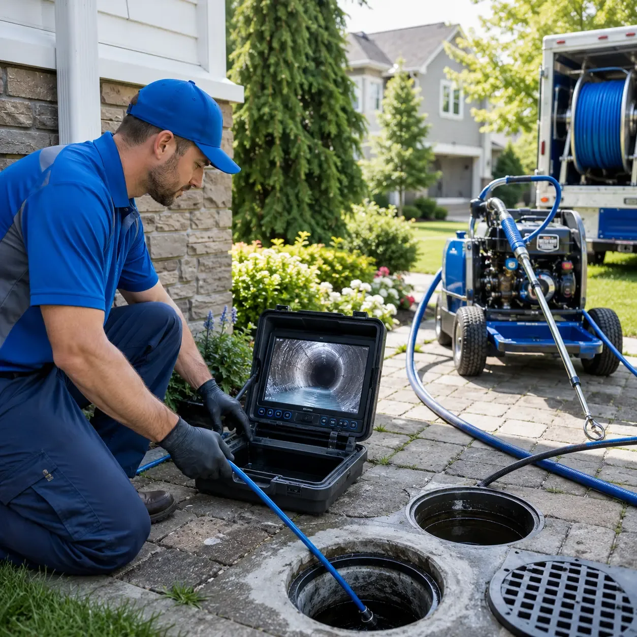 Outdoor drain cleaning professionals serving Pekin, ND